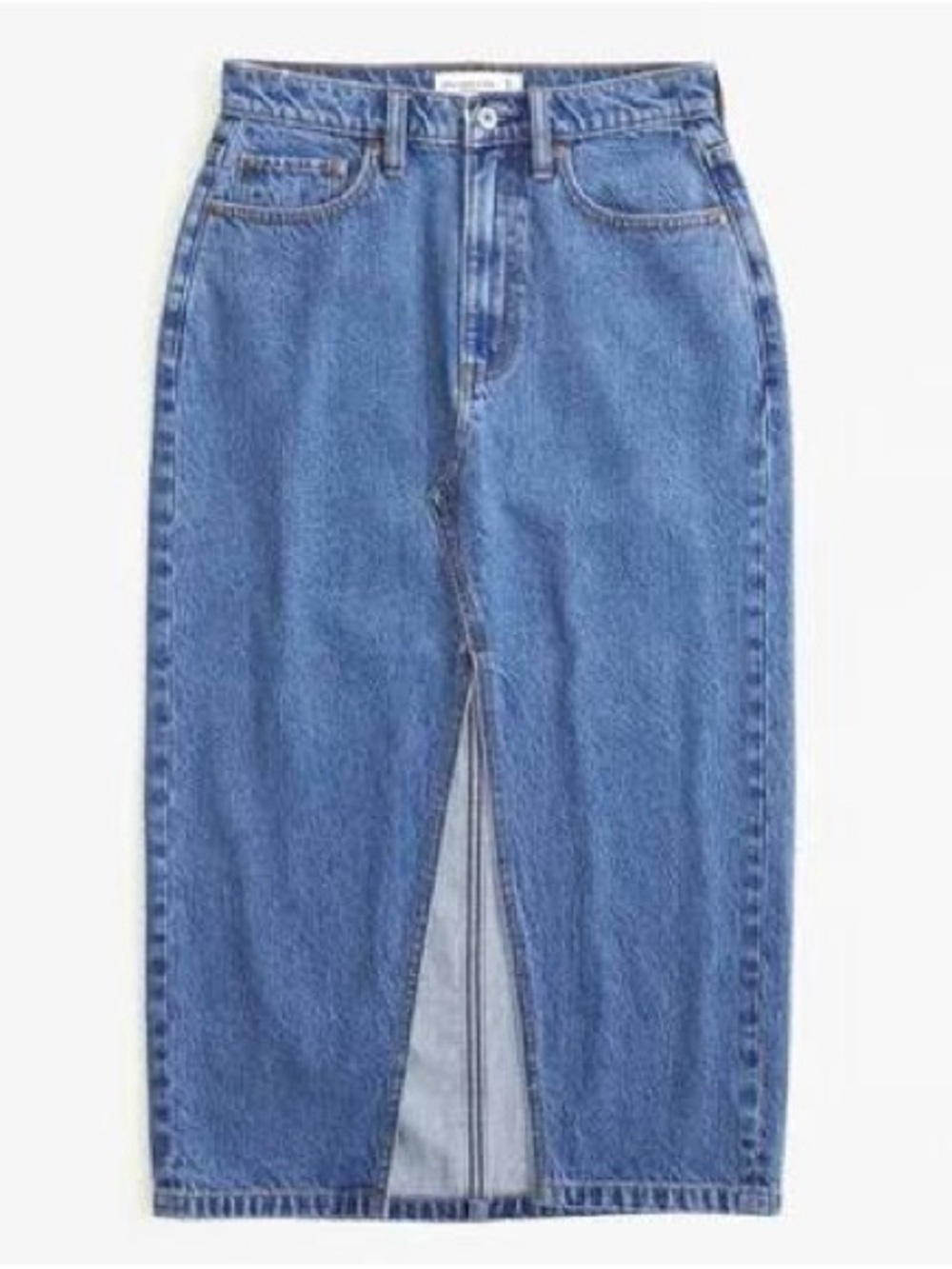 Denim Midi Skirt